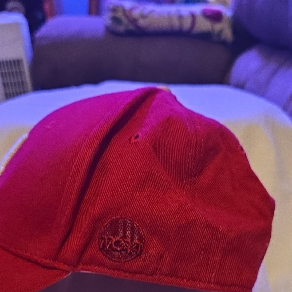 NCAA Red Accents Baseball Cap - Picture 7 of 8